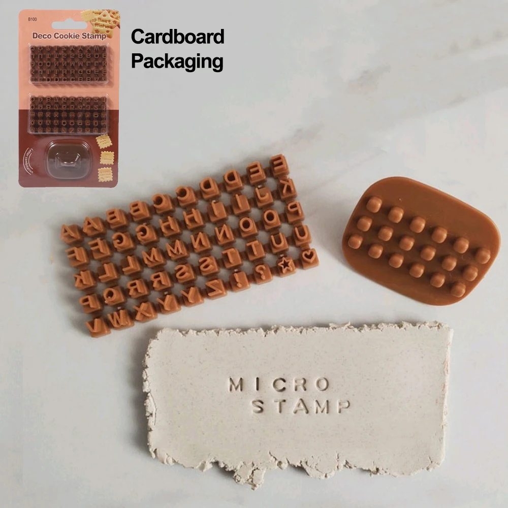 Soap Making Kit For Beginners - Mini Alphanumeric Stamping Set Polymer Clay