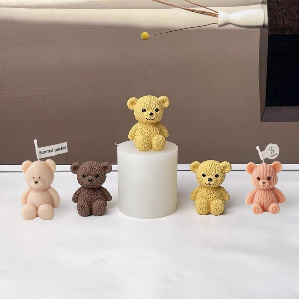 3D Cute Bear Candle Making Mou - Soap Making Gifts review and price